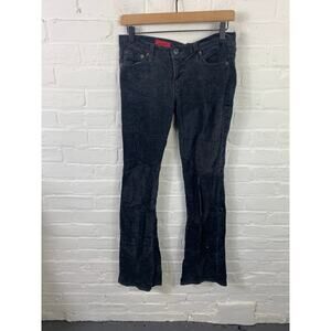 Adriano Goldschmied Women's Mid-Rise Wide-Leg Ankle Pant Blue Size 27